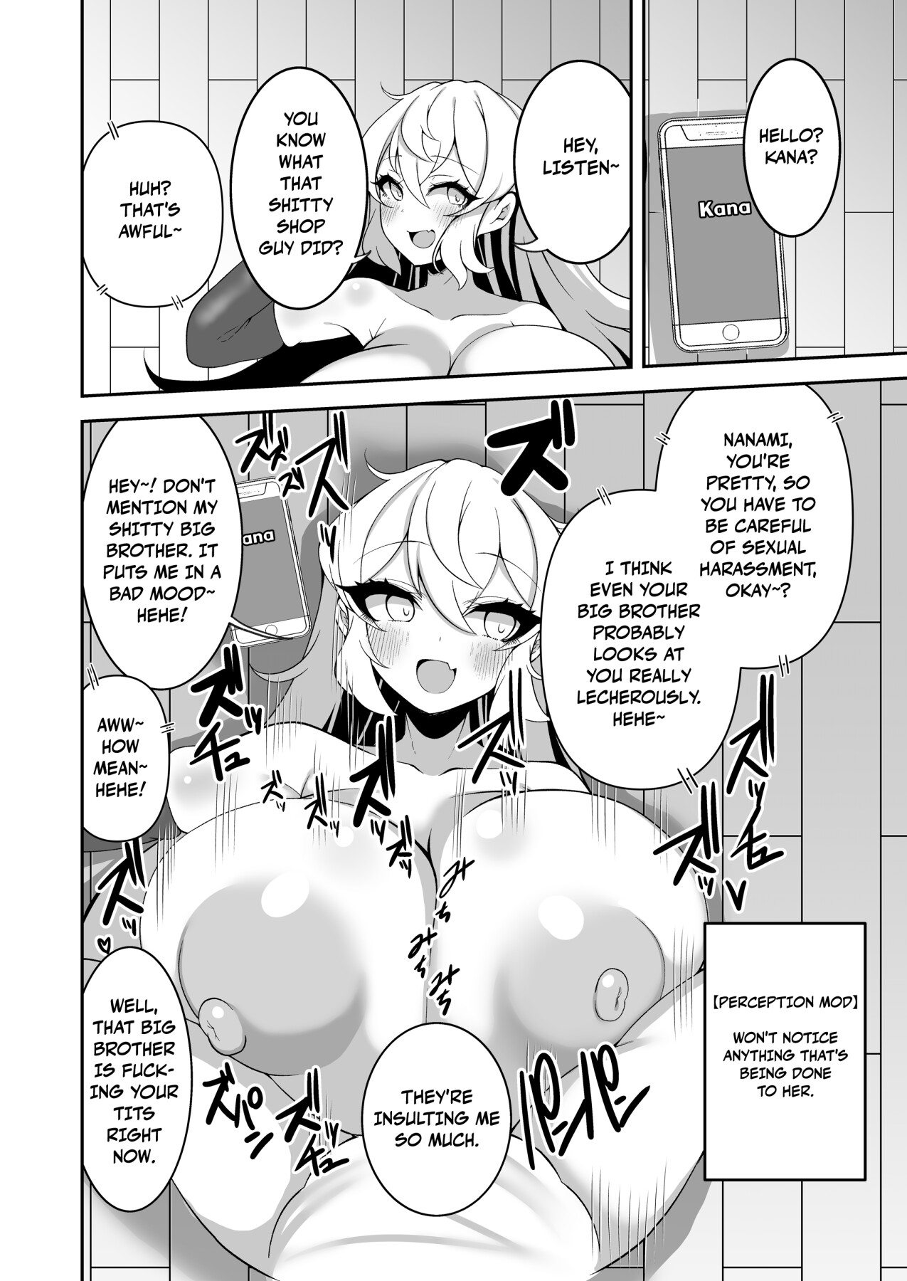 Hentai Manga Comic-Using a Brainwashing and Modding App to Turn My Cheeky Little Sister Into a Convenient Onahole-Read-15